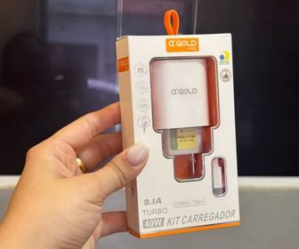 Kit Carregador Turbo Tipo-C 9.1A