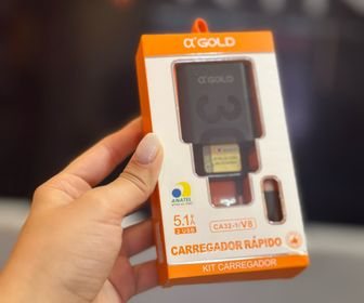 Kit Carregador V8 5.1A Preto